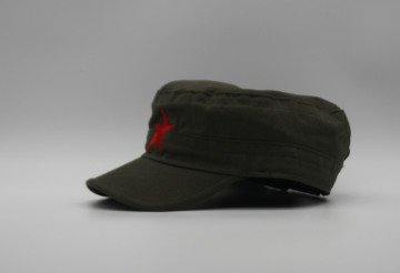 Yıldızlı Fidel Castro Che Guevara Şapkası Yeşil Renk Kastro Şapka
