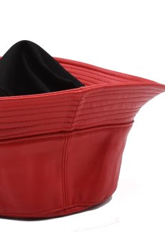 Kadın Suni Deri Kışlık Bucket Balıkçı Şapka