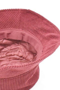 Kadife Bucket Şapka-Bordo