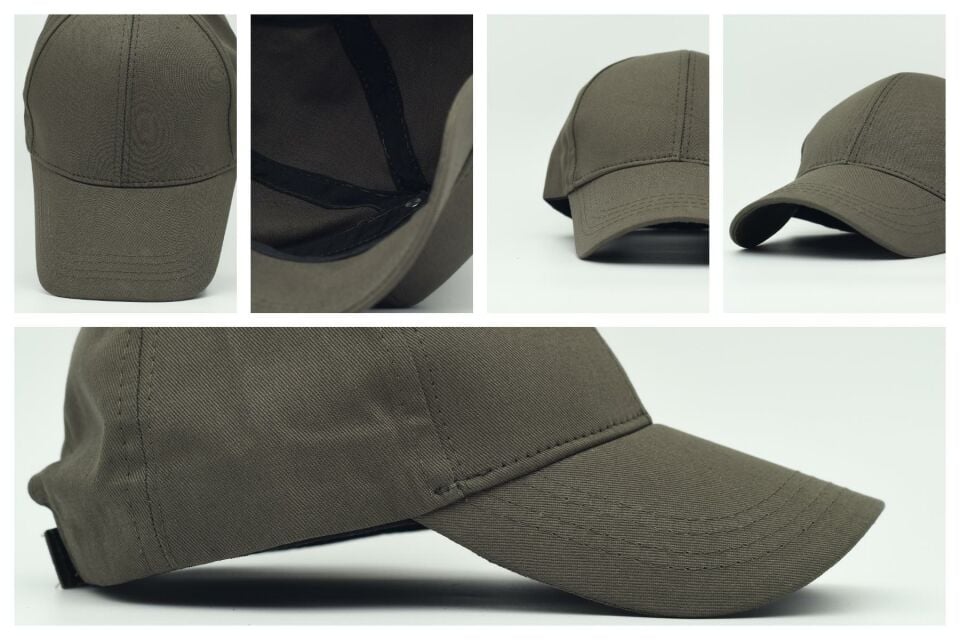 Unisex Ayarlanabilir Haki Spor Basic Şapka