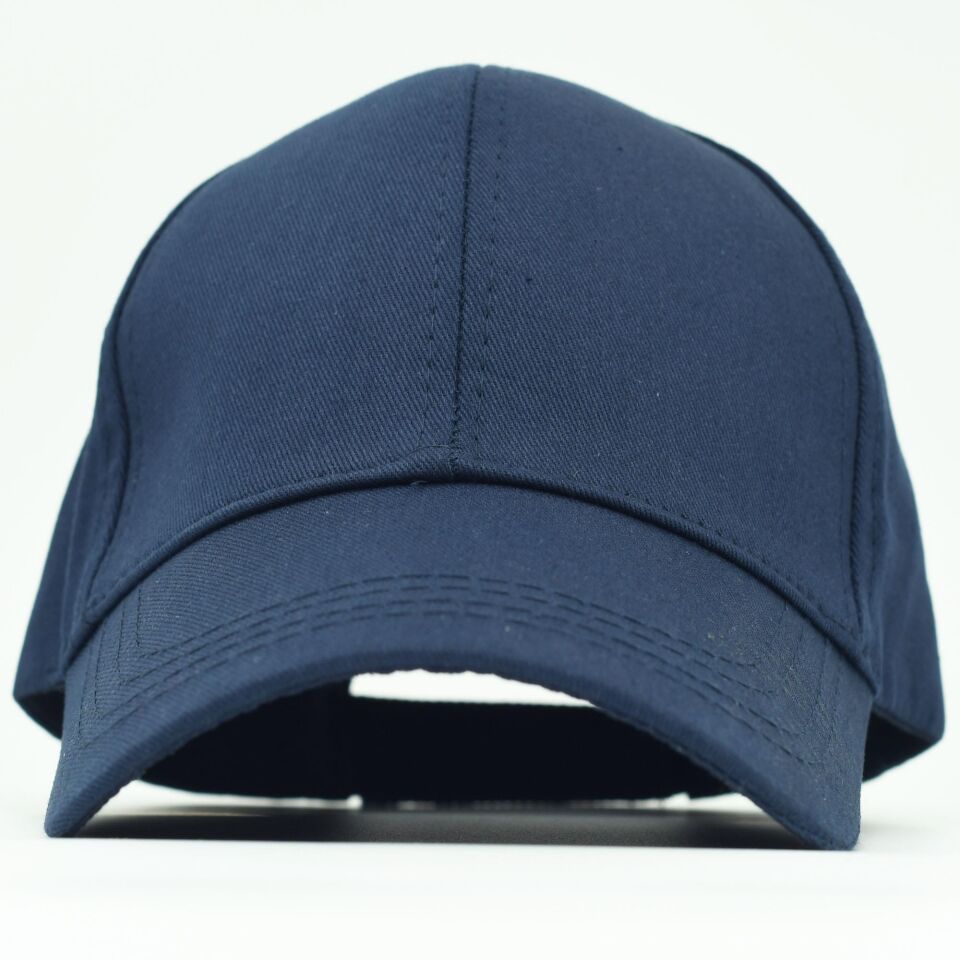 Unisex Ayarlanabilir Lacivert Spor Basic Şapka