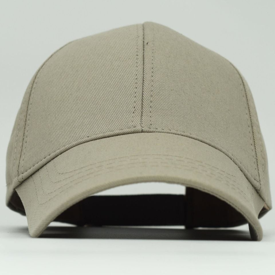 Unisex Ayarlanabilir Acık Bej Spor Basic Şapka