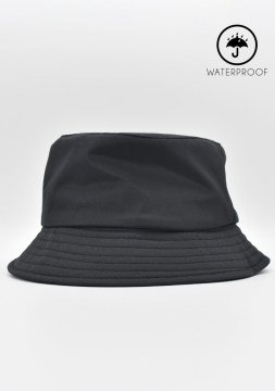 Waterproof Kışlık Trend Siyah Bucket Şapka
