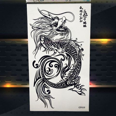Dragon Ejderha Çocuk Dövmesi Tattoo
