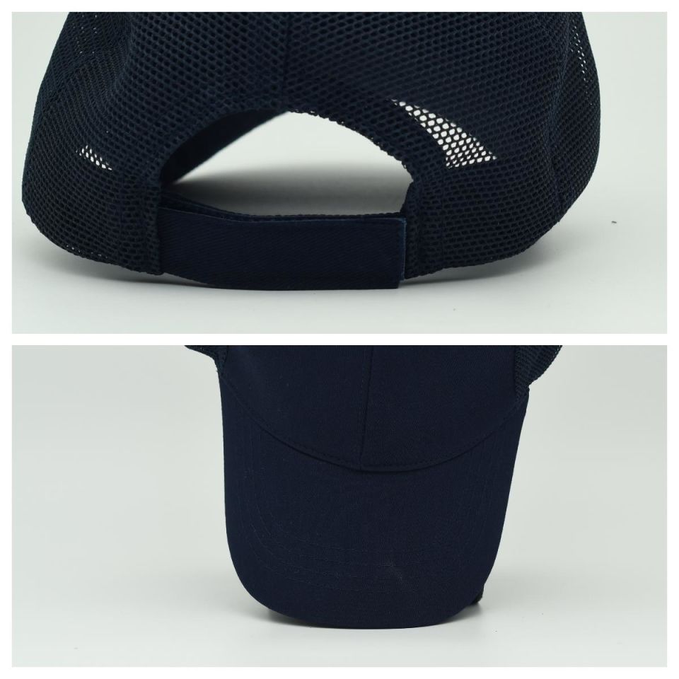 Unisex Ayarlanabilir Lacivert Fileli Spor Basic Şapka