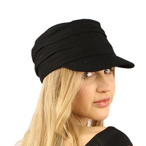 Kadın Castro Siyah Şapka Kadın Kastro Şapka
