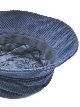 Kadife Bucket Şapka Lacivert
