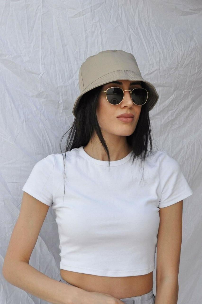 Koyu Bej Kova Şapka Balıkçı Şapka Bucket Hat
