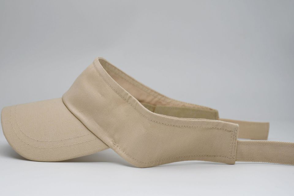 Uv Koruyuculu Unisex Siperlikli Bej Tenisci Şapka