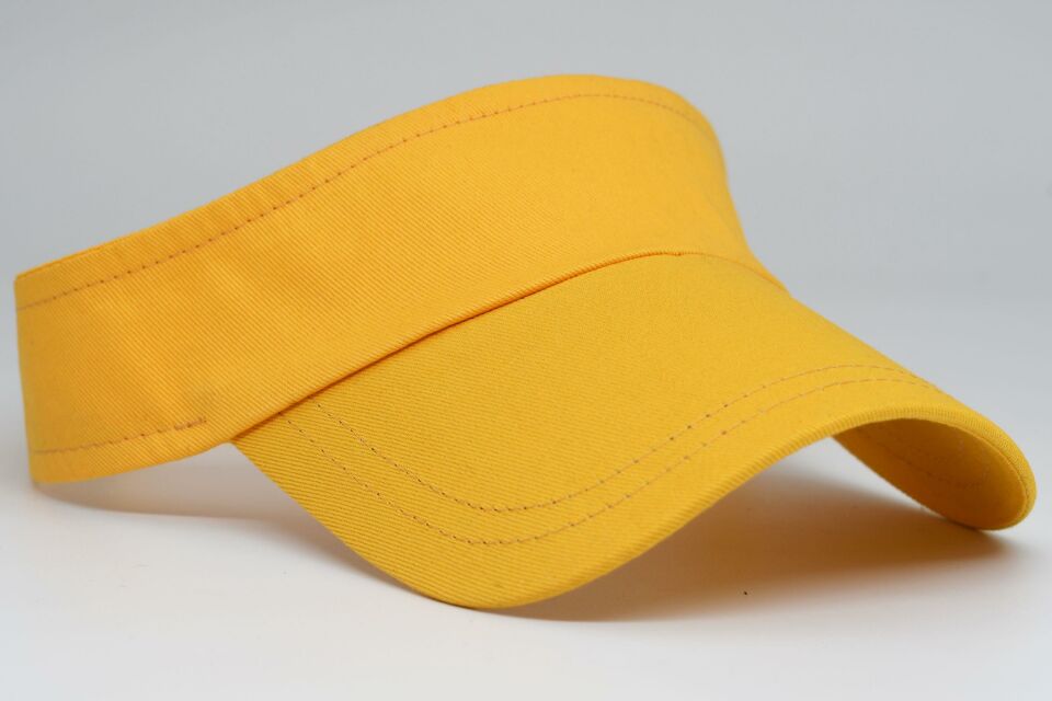 Uv Koruyuculu Unisex Siperlikli Sarı Tenisci Şapka