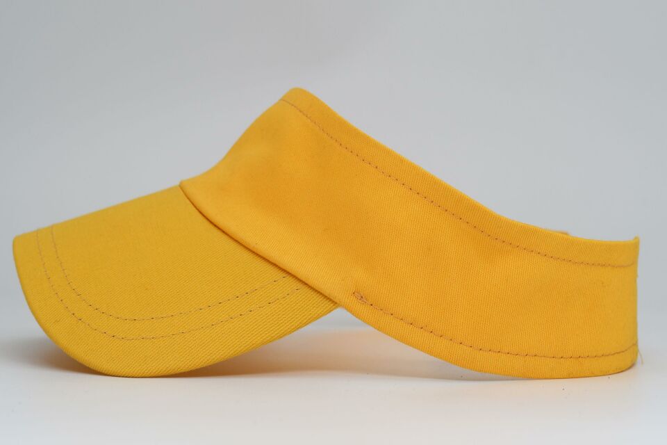 Uv Koruyuculu Unisex Siperlikli Sarı Tenisci Şapka