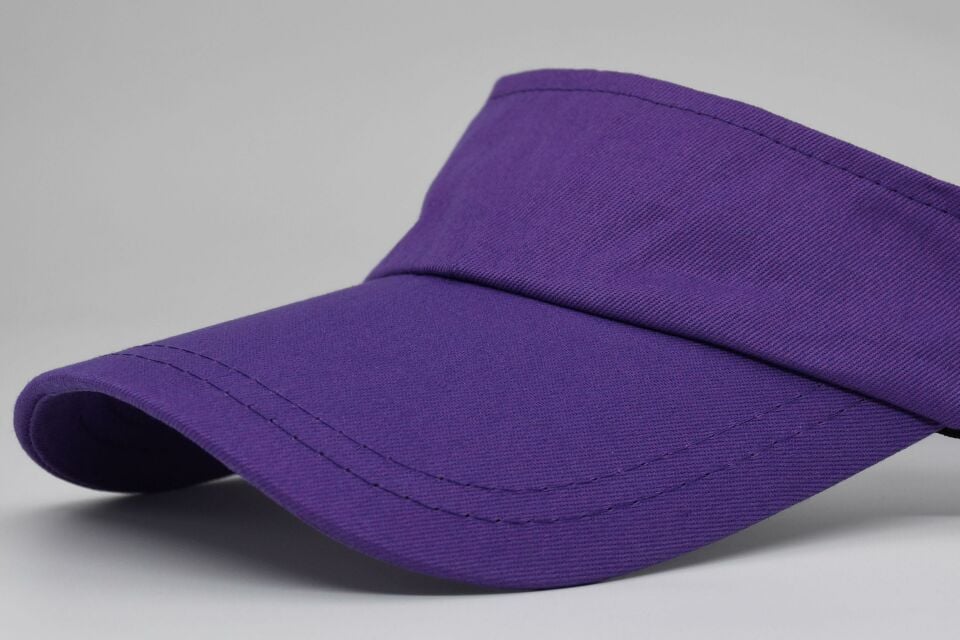 Uv Koruyuculu Unisex Siperlikli Mor Tenisci Şapka