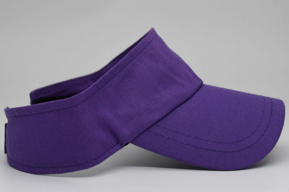 Uv Koruyuculu Unisex Siperlikli Mor Tenisci Şapka