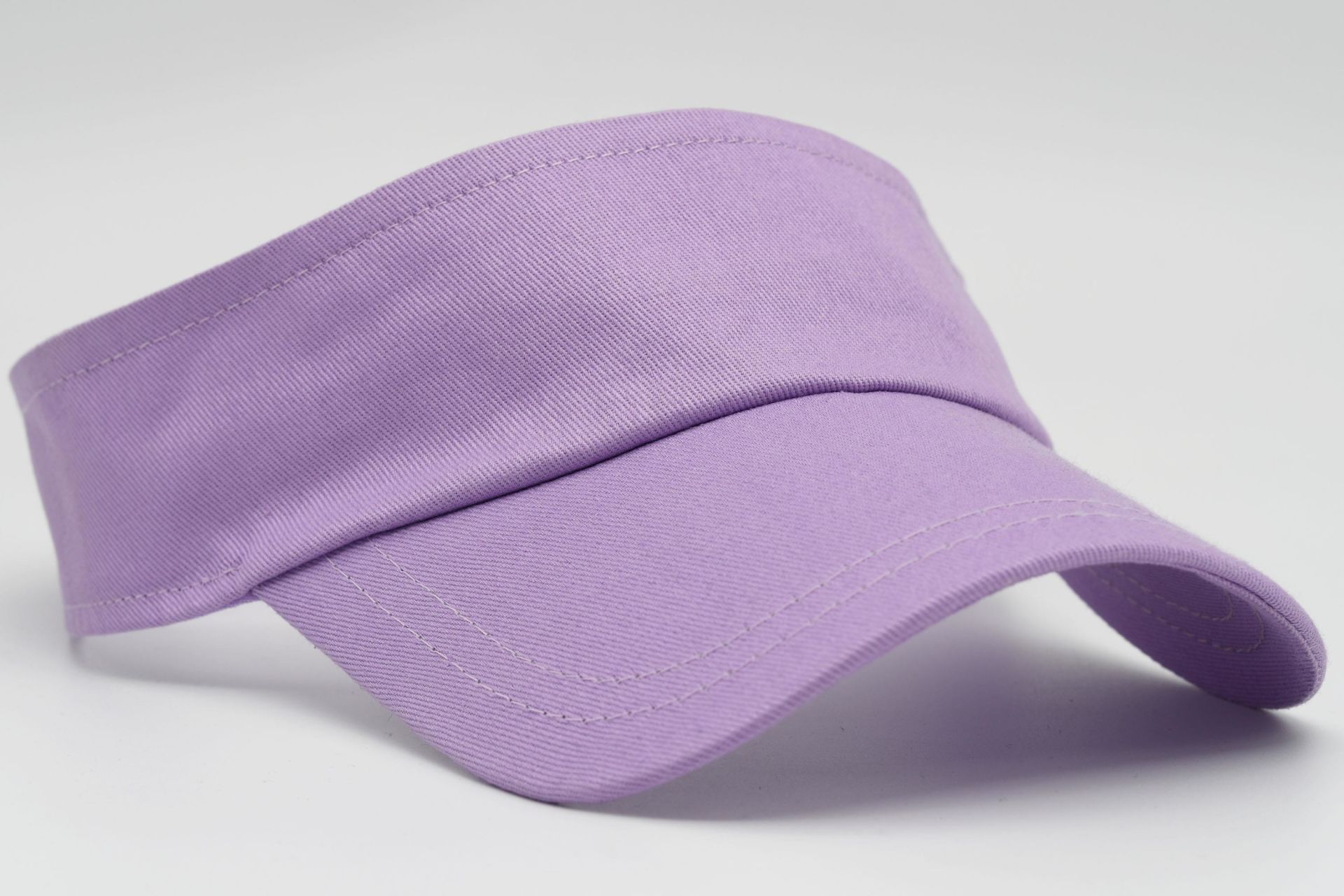Unisex Uv Koruyucu Vizör Kasket Siperlik Tenis Şapka Lila