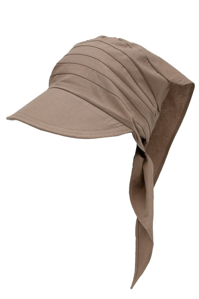 Safari Bağlamalı Siperli Bandana Vizör