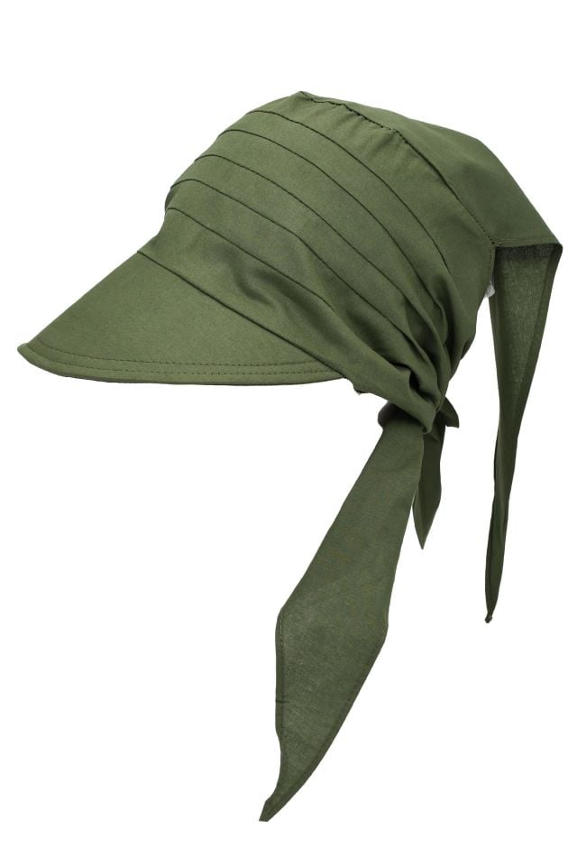 Safari Bağlamalı Siperli Bandana Vizör
