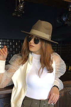 Haki Fötr Şapka