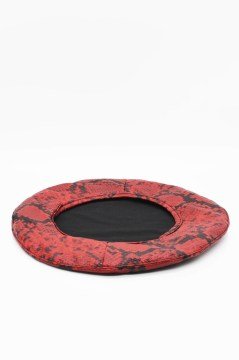 PU Deri Ressam Bere Trend Şapka French Beret-Kırmızı