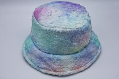 Kadın Kışlık Peluş Yumuşak Balıkçı Bucket Şapka Batik