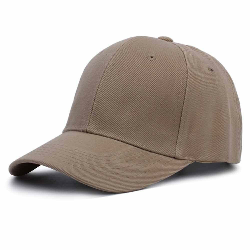 Kadın Şapka Erkek Kep Koyu Bej Beyzbol Şapkası Spor Şapka Cırtlı Kep