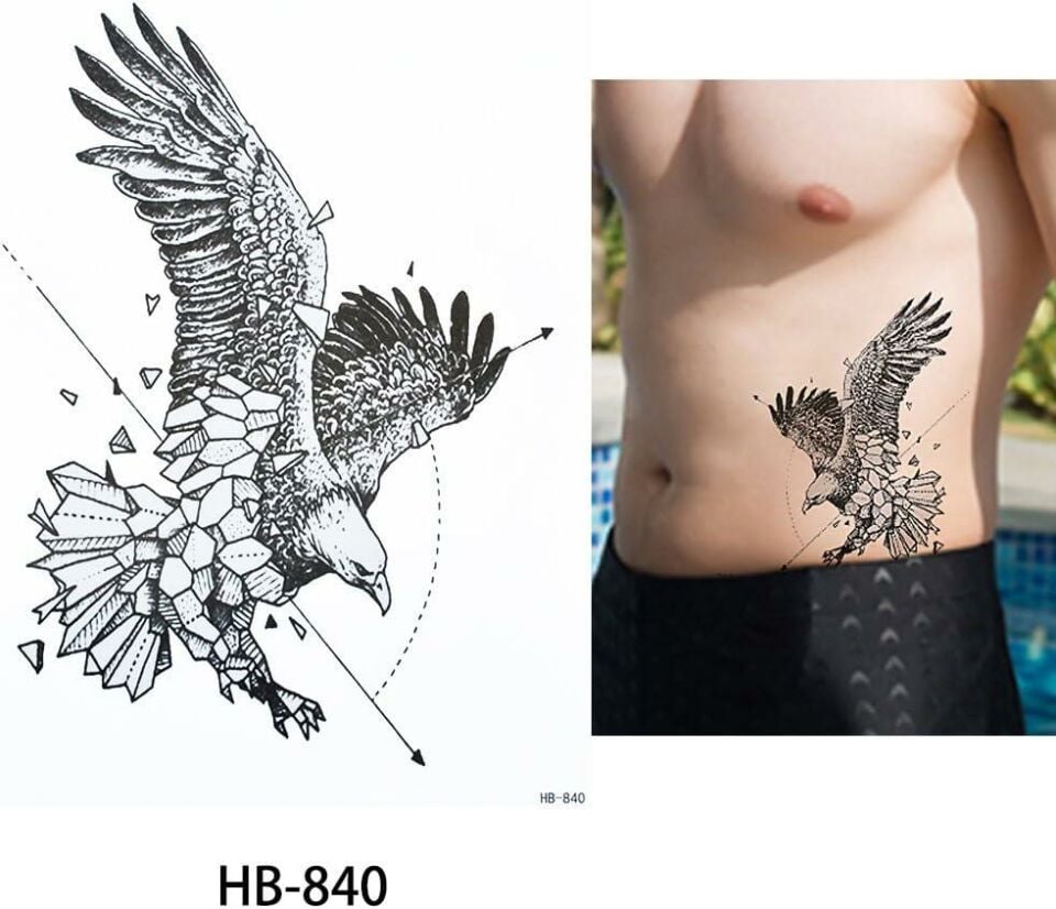 Kartal Geçici Dövme Tattoo