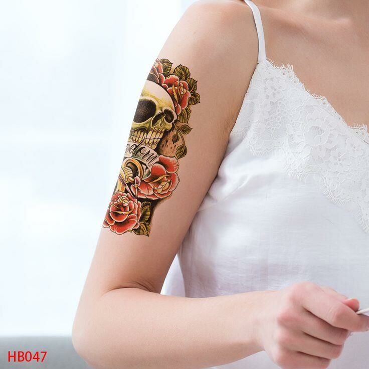 Kurukafa Geçici Dövme Tattoo