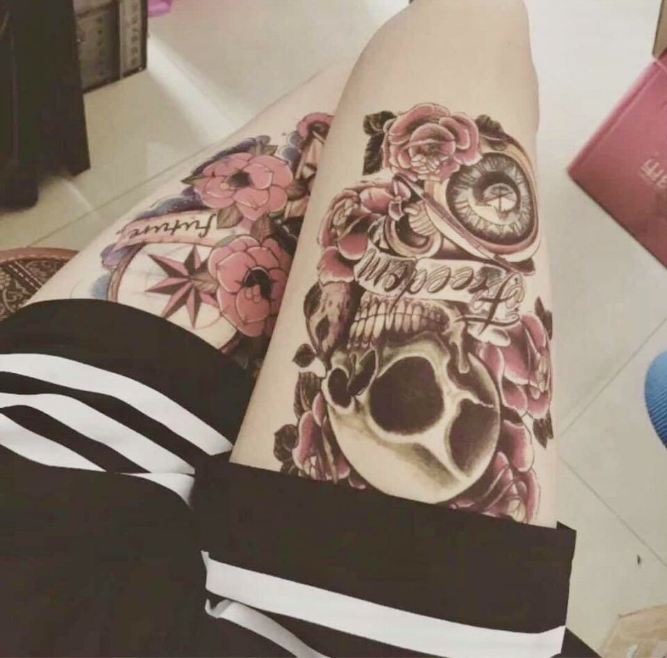 Kurukafa Geçici Dövme Tattoo