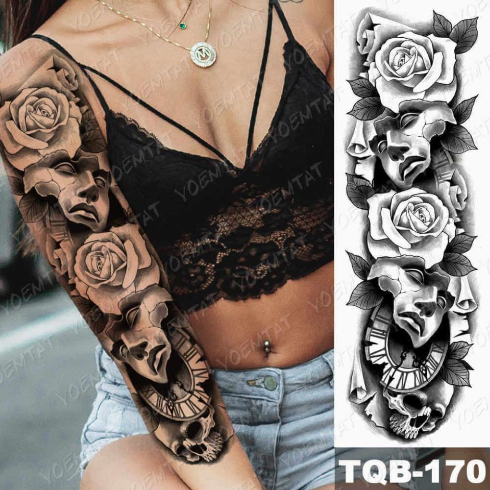Geçici Çiçek ve Heykel Dövme Tattoo