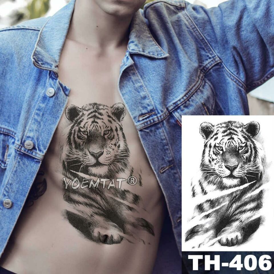 Geçici Kaplan Dövme Tattoo