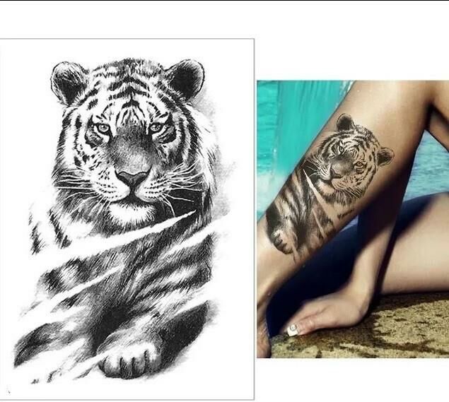 Geçici Kaplan Dövme Tattoo
