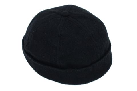 Kışlık Takke Hiphop Erkek Takke Şapka Docker Siyah