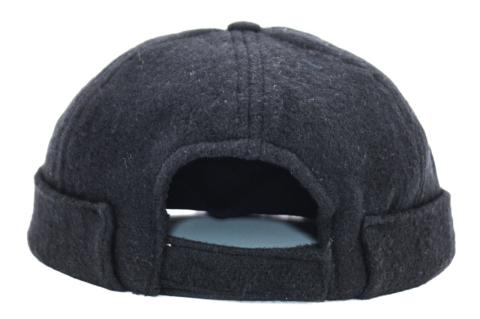 Kışlık Takke Hiphop Erkek Takke Şapka Docker Siyah