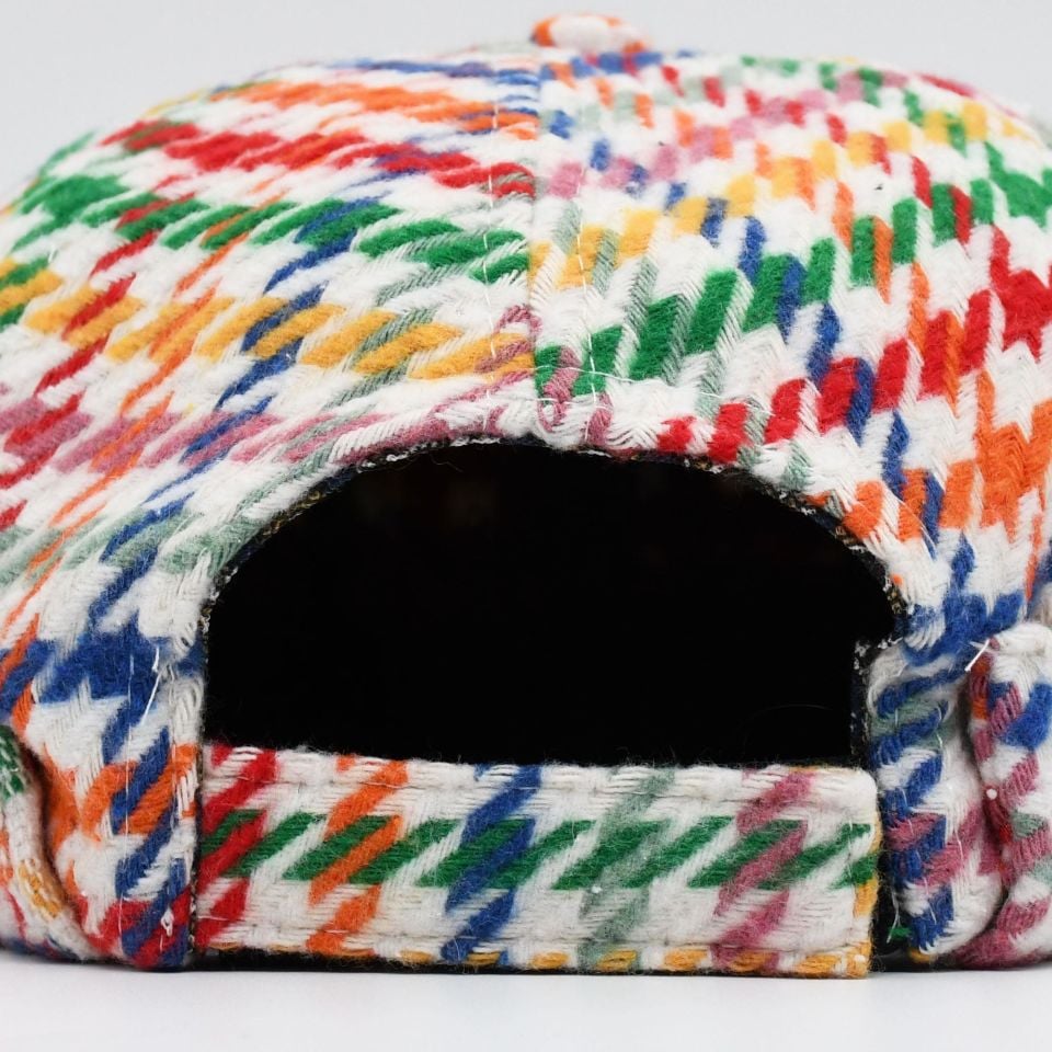 Etnik Desen Kısa Docker Şapka Vintage Cap Kasket