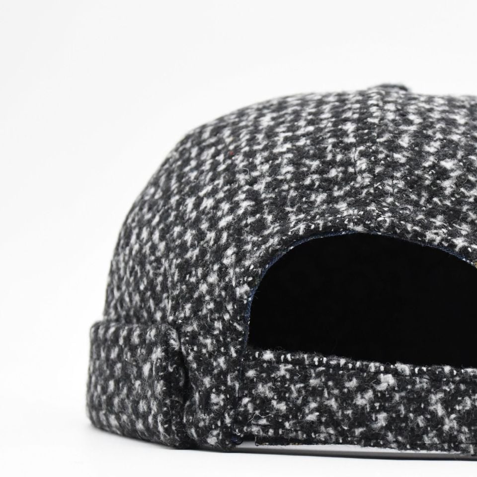Etnik Desen Kısa Docker Şapka Vintage Cap Kasket