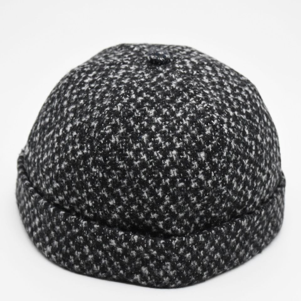Etnik Desen Kısa Docker Şapka Vintage Cap Kasket