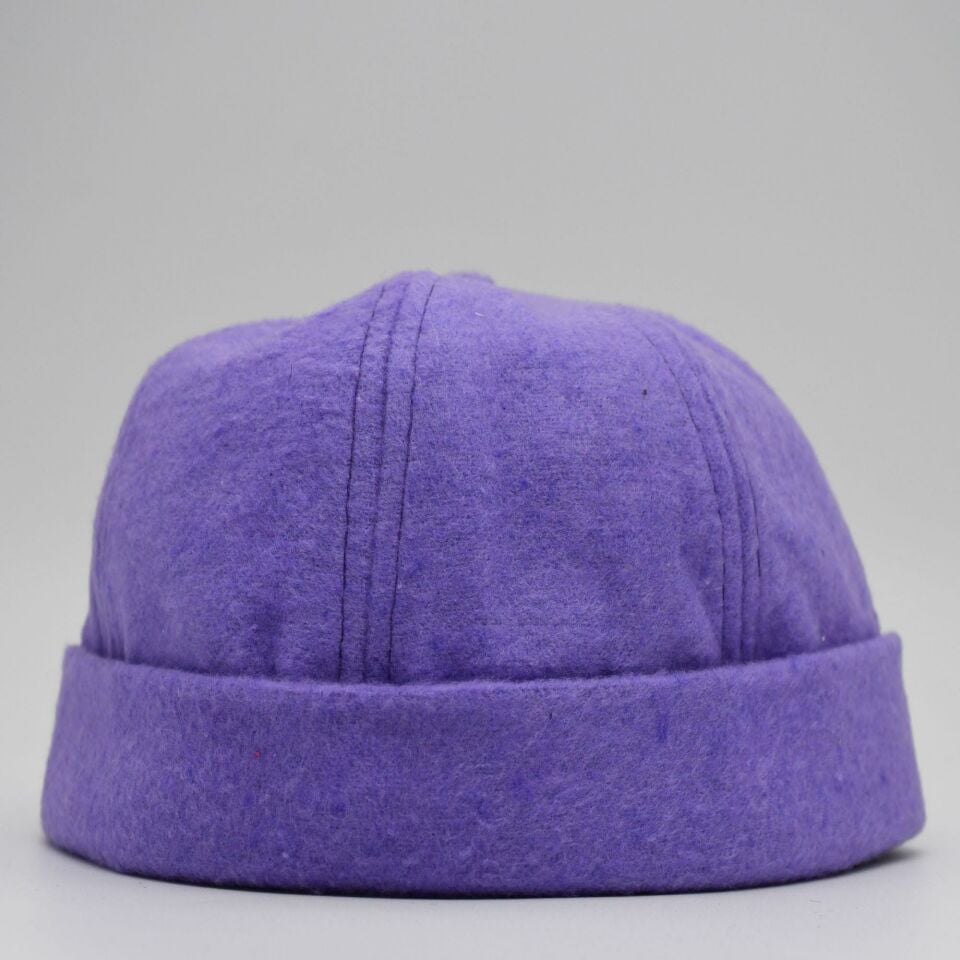 Etnik Desen Kısa Docker Şapka Vintage Cap Kasket