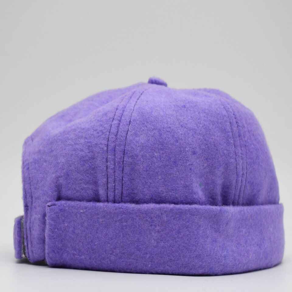 Etnik Desen Kısa Docker Şapka Vintage Cap Kasket