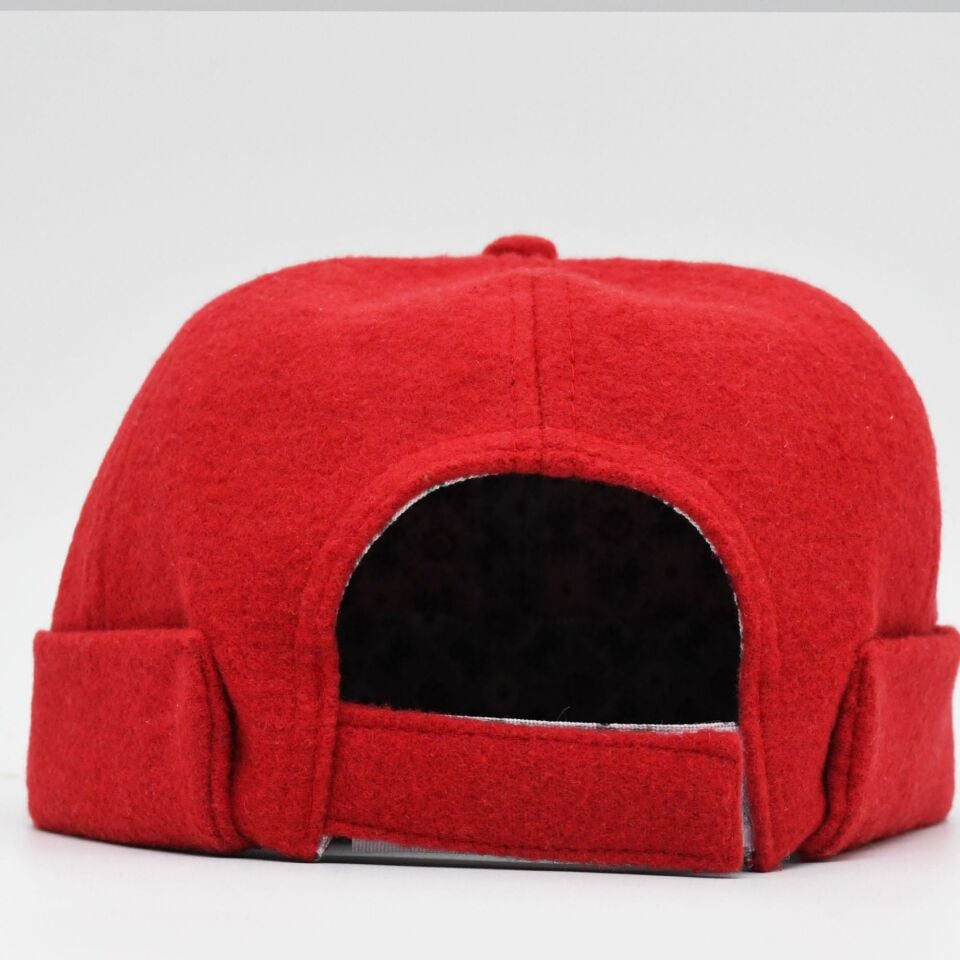 Etnik Desen Kısa Docker Şapka Vintage Cap Kasket