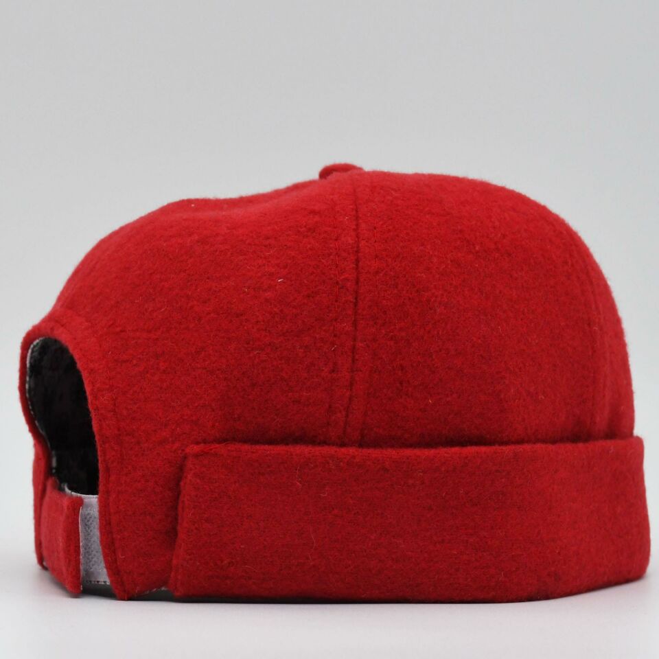 Etnik Desen Kısa Docker Şapka Vintage Cap Kasket