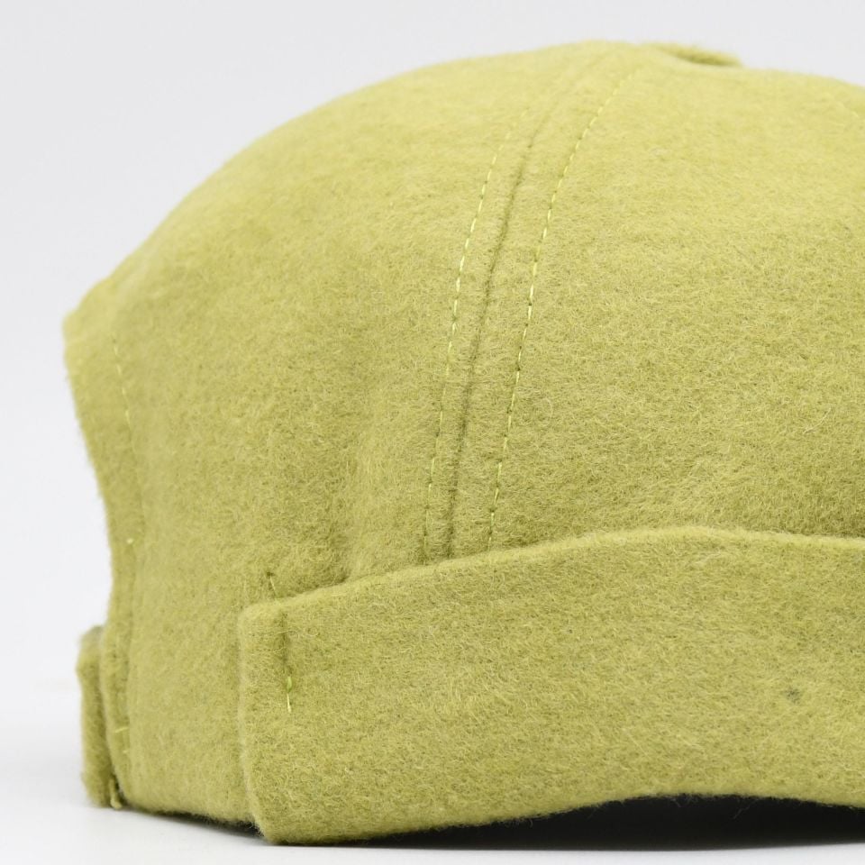 Etnik Desen Kısa Docker Şapka Vintage Cap Kasket