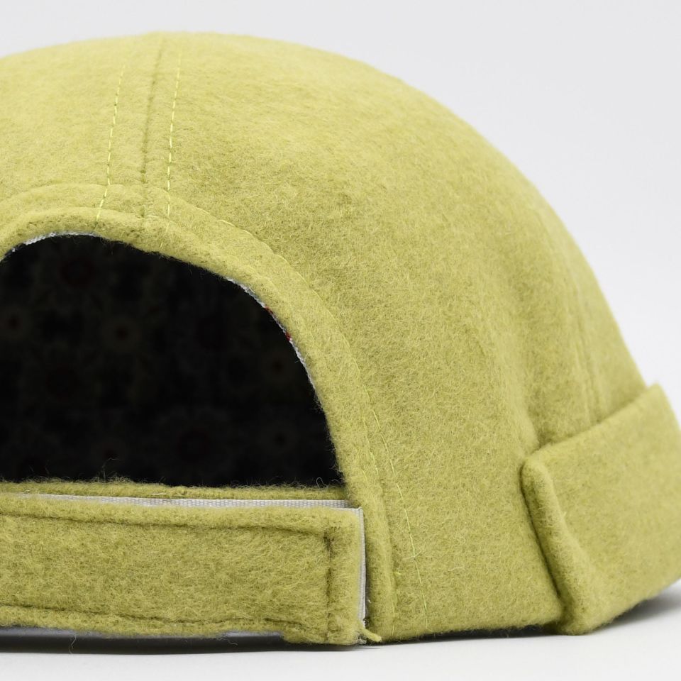 Etnik Desen Kısa Docker Şapka Vintage Cap Kasket