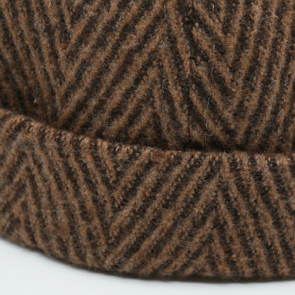 Etnik Desen Kısa Docker Şapka Vintage Cap Kasket