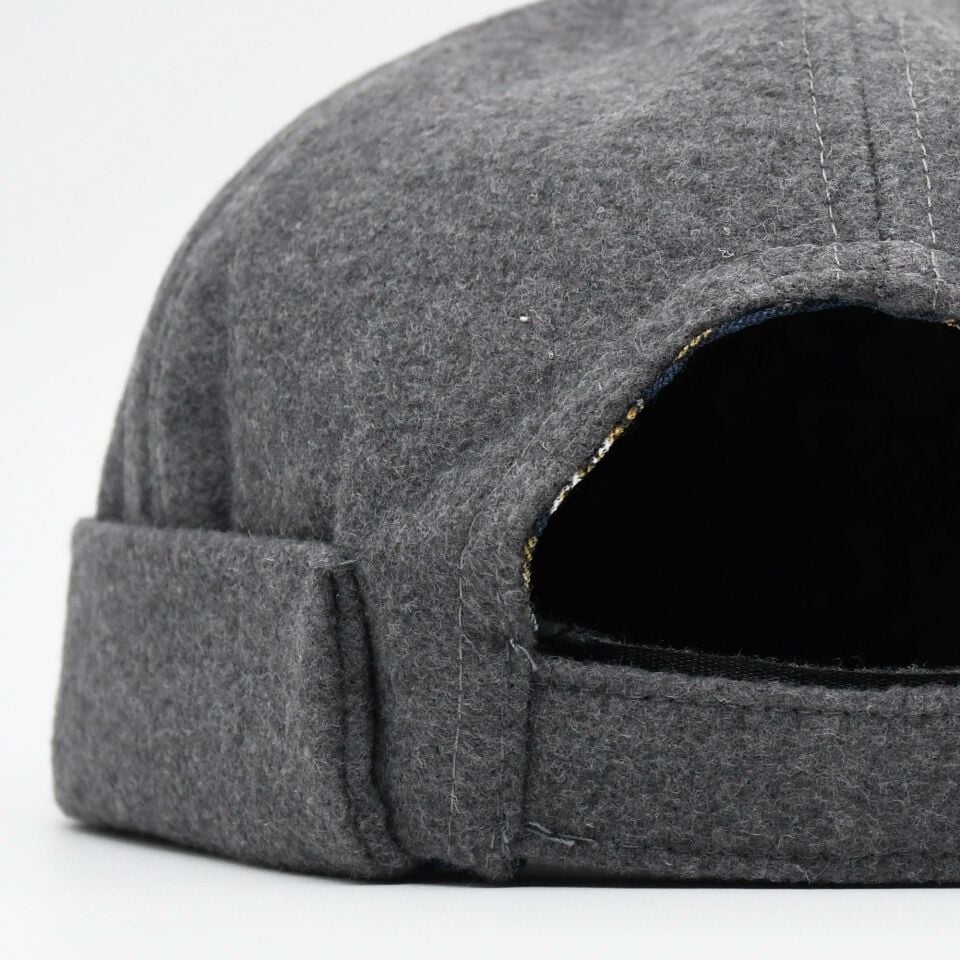 Etnik Desen Kısa Docker Şapka Vintage Cap Kasket