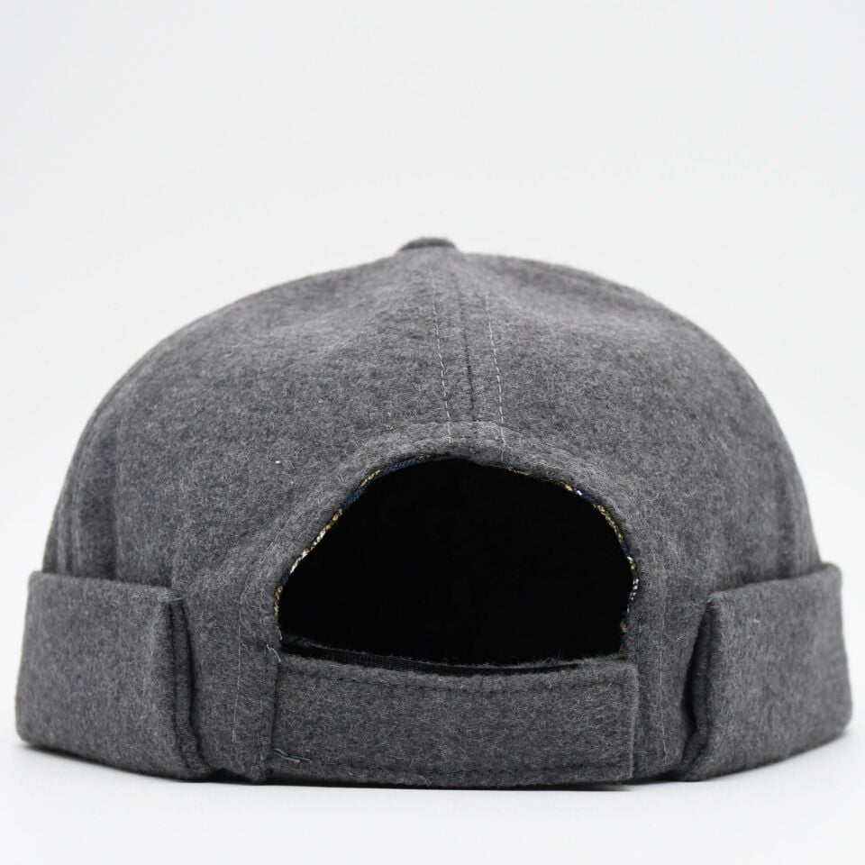 Etnik Desen Kısa Docker Şapka Vintage Cap Kasket