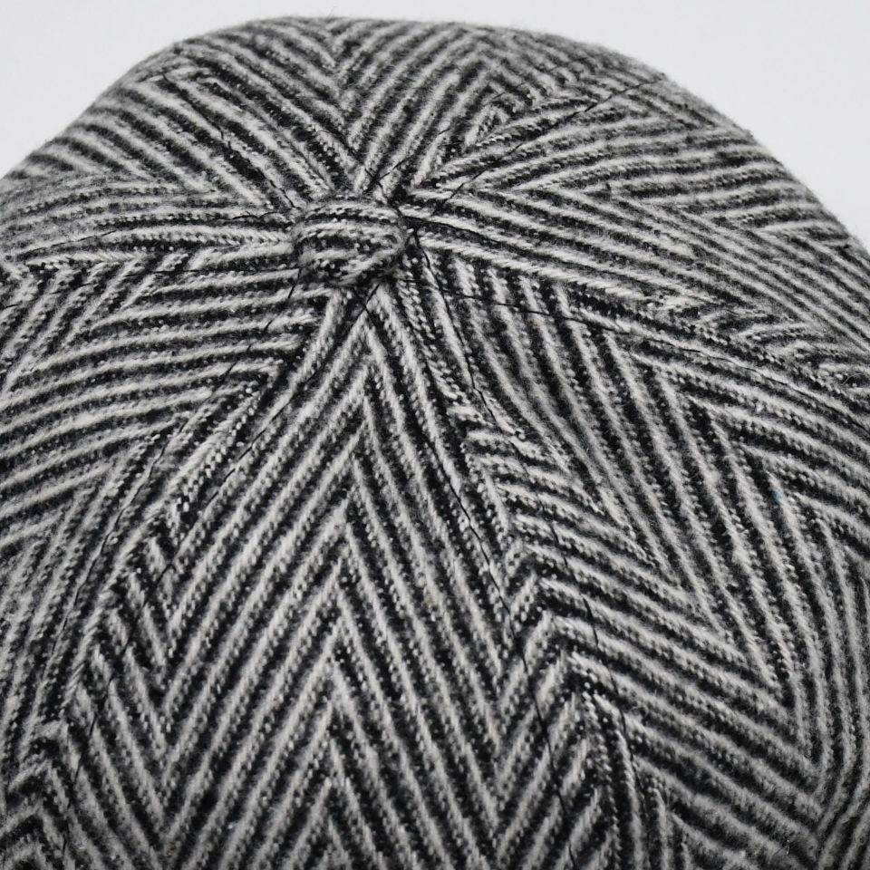Etnik Desen Kısa Docker Şapka Vintage Cap Kasket