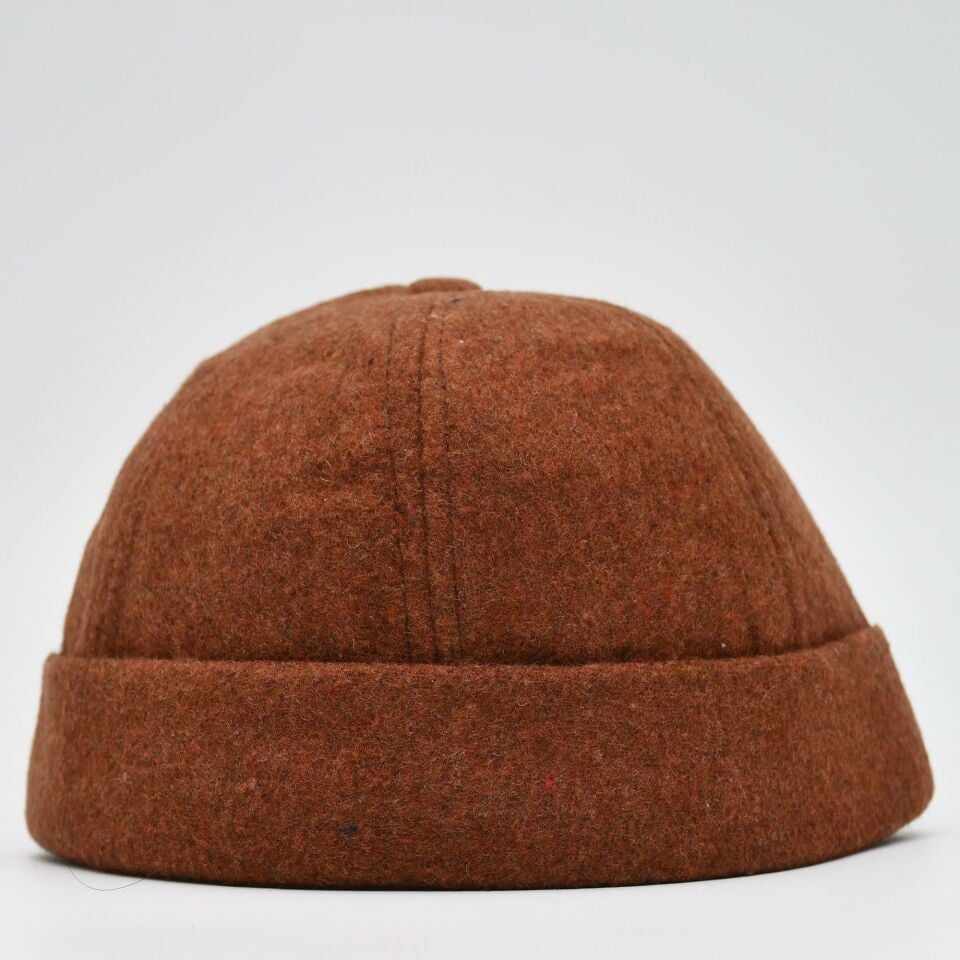 Etnik Desen Kısa Docker Şapka Vintage Cap Kasket