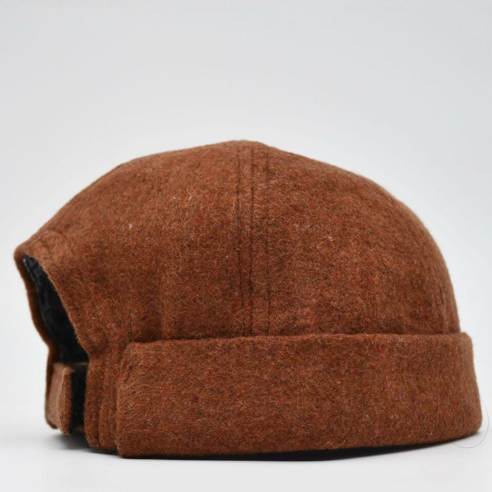 Etnik Desen Kısa Docker Şapka Vintage Cap Kasket