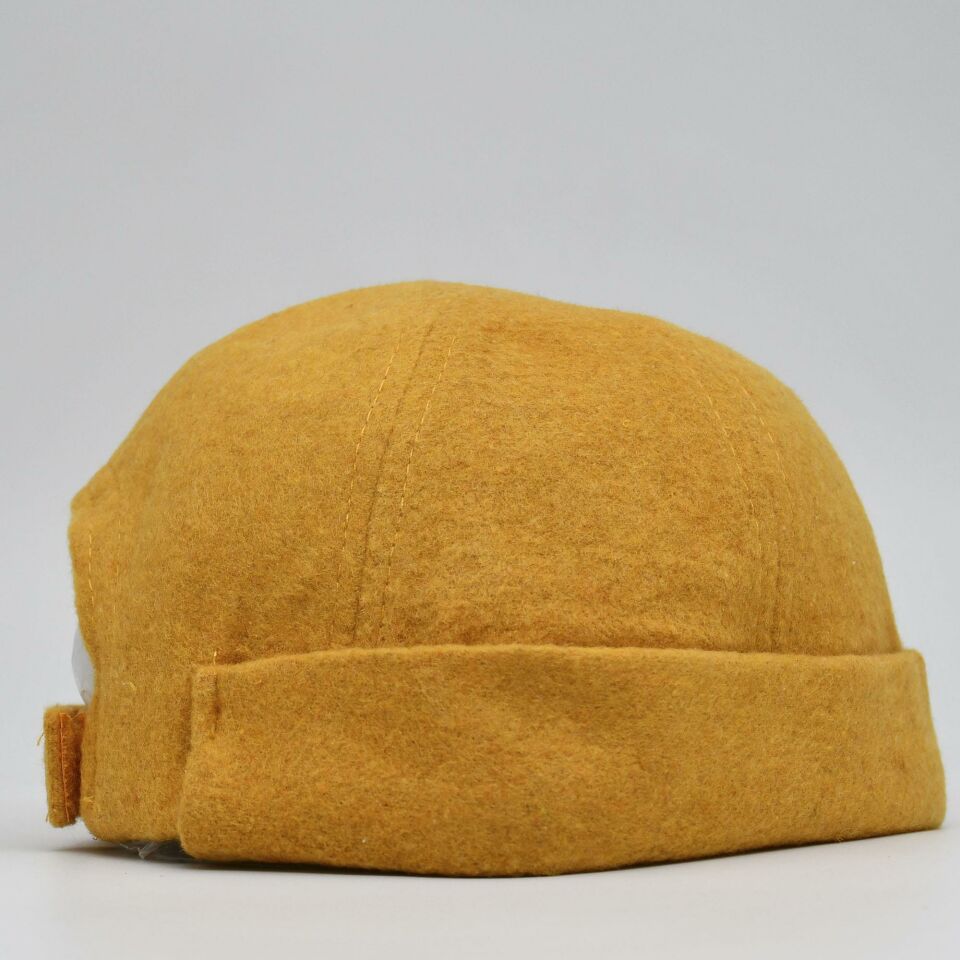 Etnik Desen Kısa Docker Şapka Vintage Cap Kasket