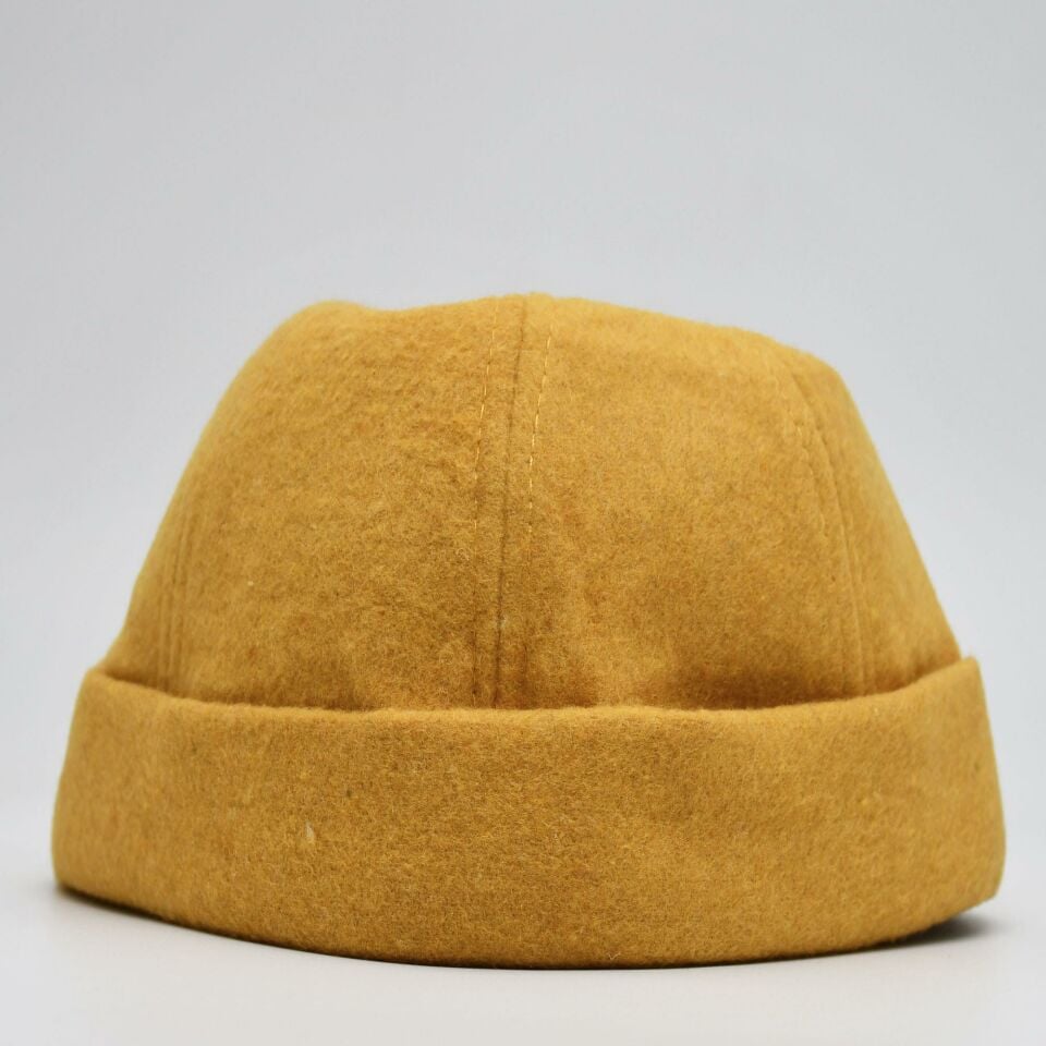 Etnik Desen Kısa Docker Şapka Vintage Cap Kasket