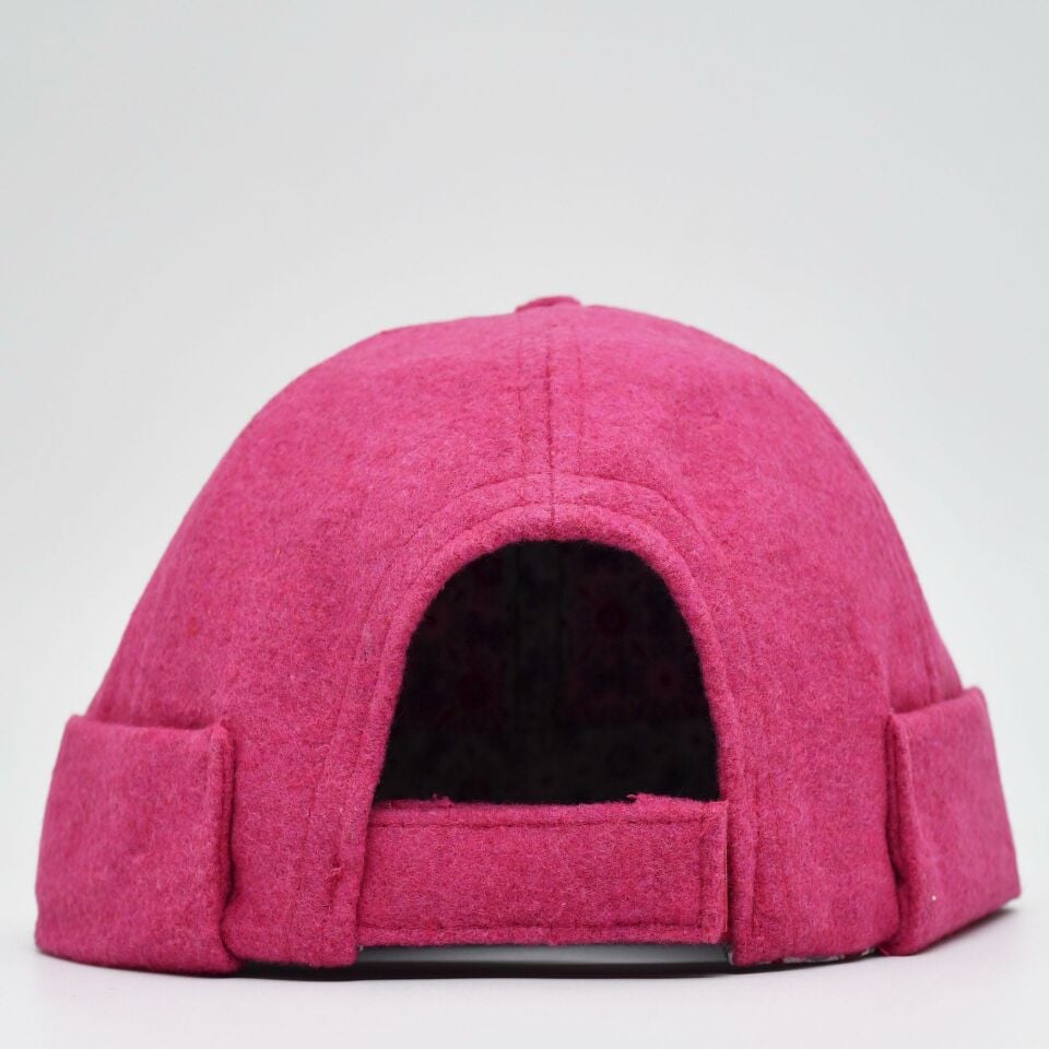 Etnik Desen Kısa Docker Şapka Vintage Cap Kasket